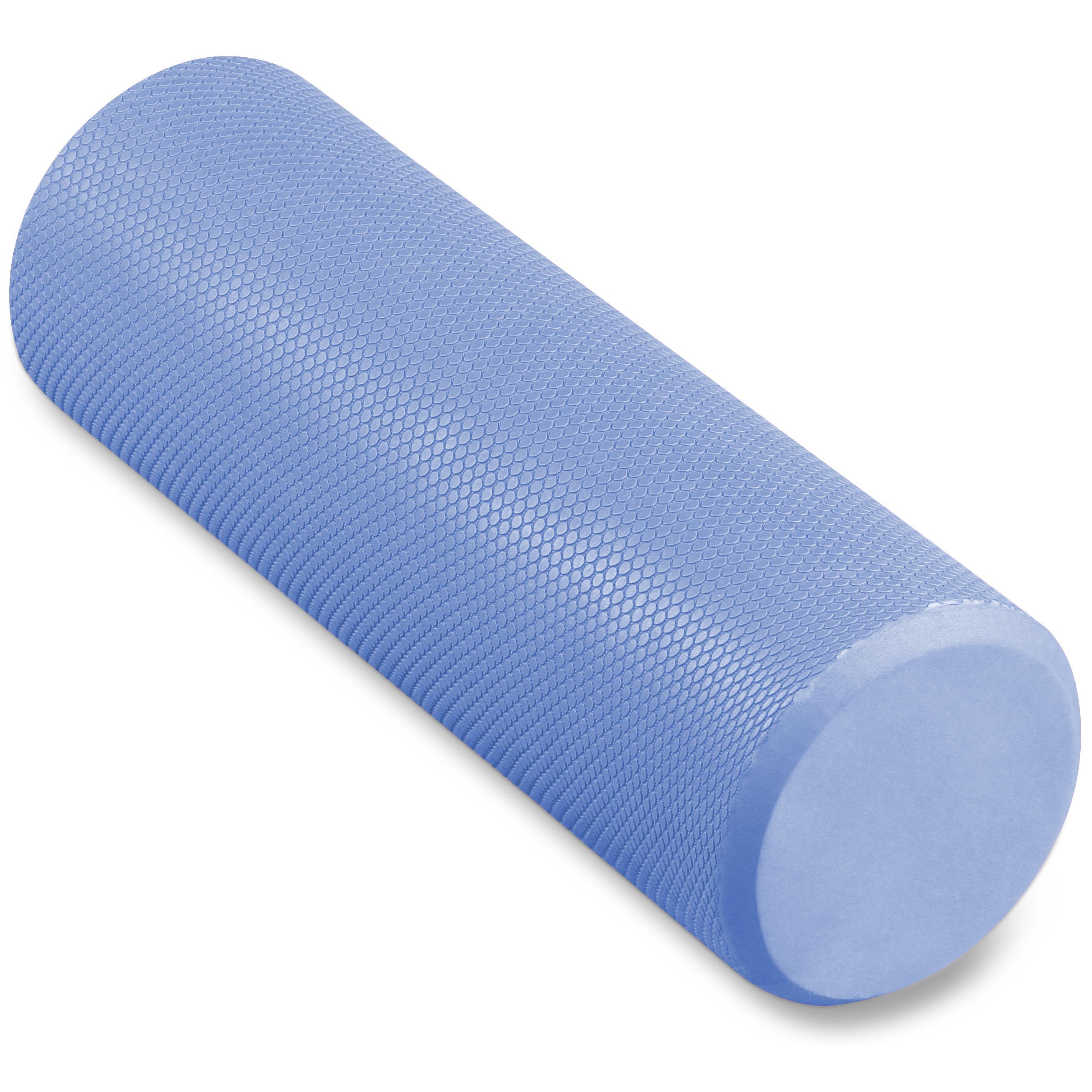 INDIGO SPORTS Rodillo de Espuma Redondo para Masajes Musculares y Yoga INDIGO 45*15 Azul Claro