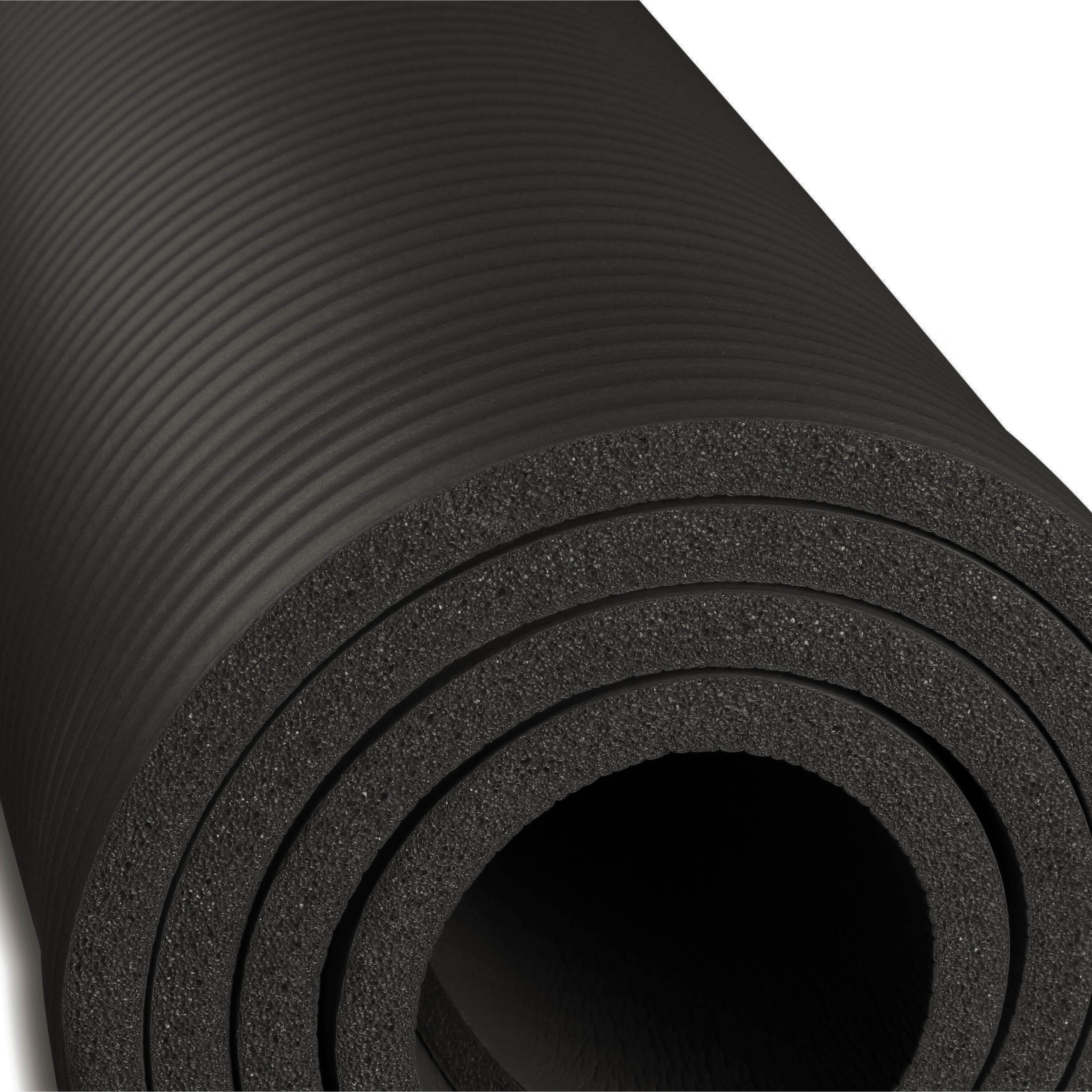 Tapete de Yoga e Fitness NBR INDIGO 183*61*1,5 cm Preto 4/5