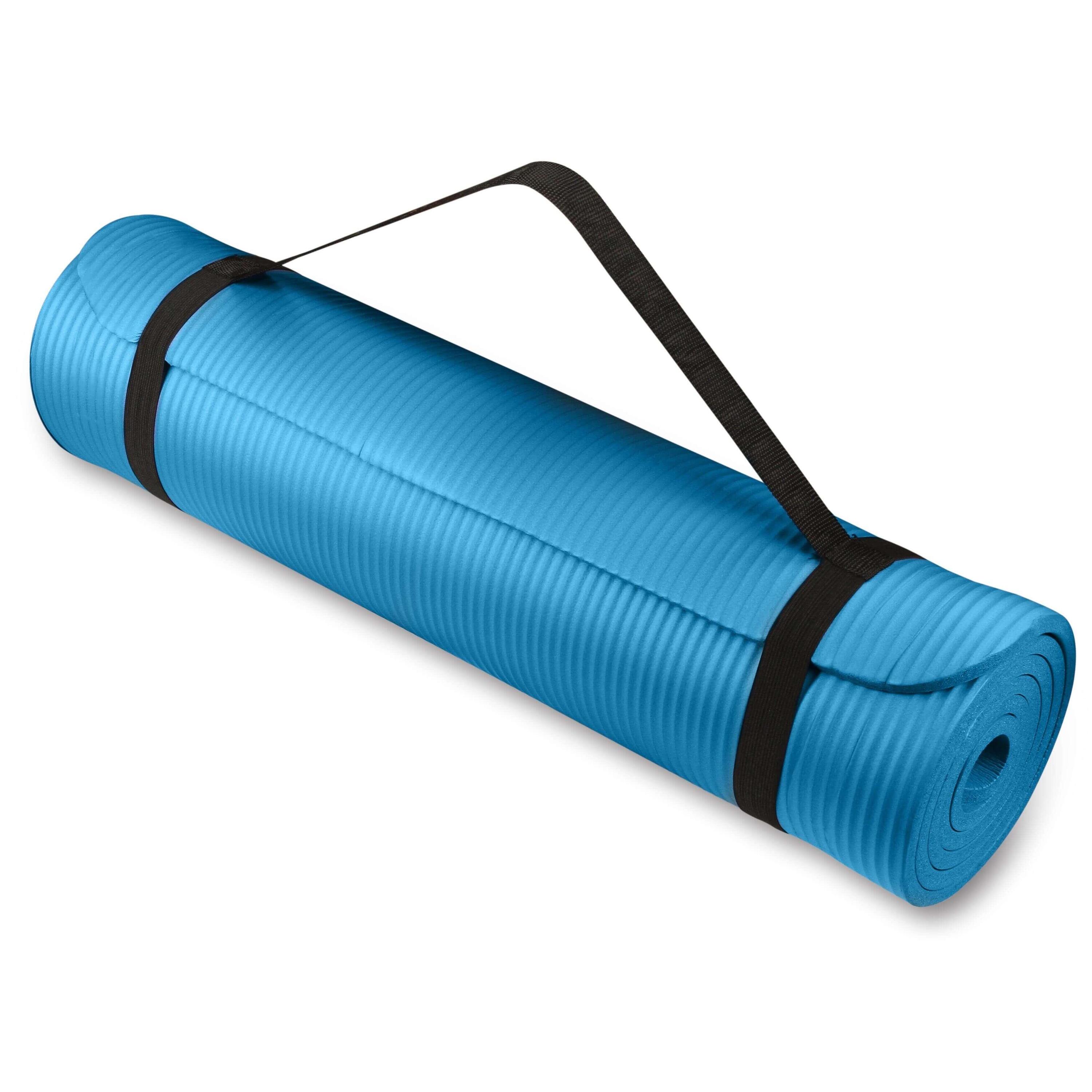 Tapete de Yoga e Fitness NBR INDIGO 183*61*1,5 cm Azul 3/5