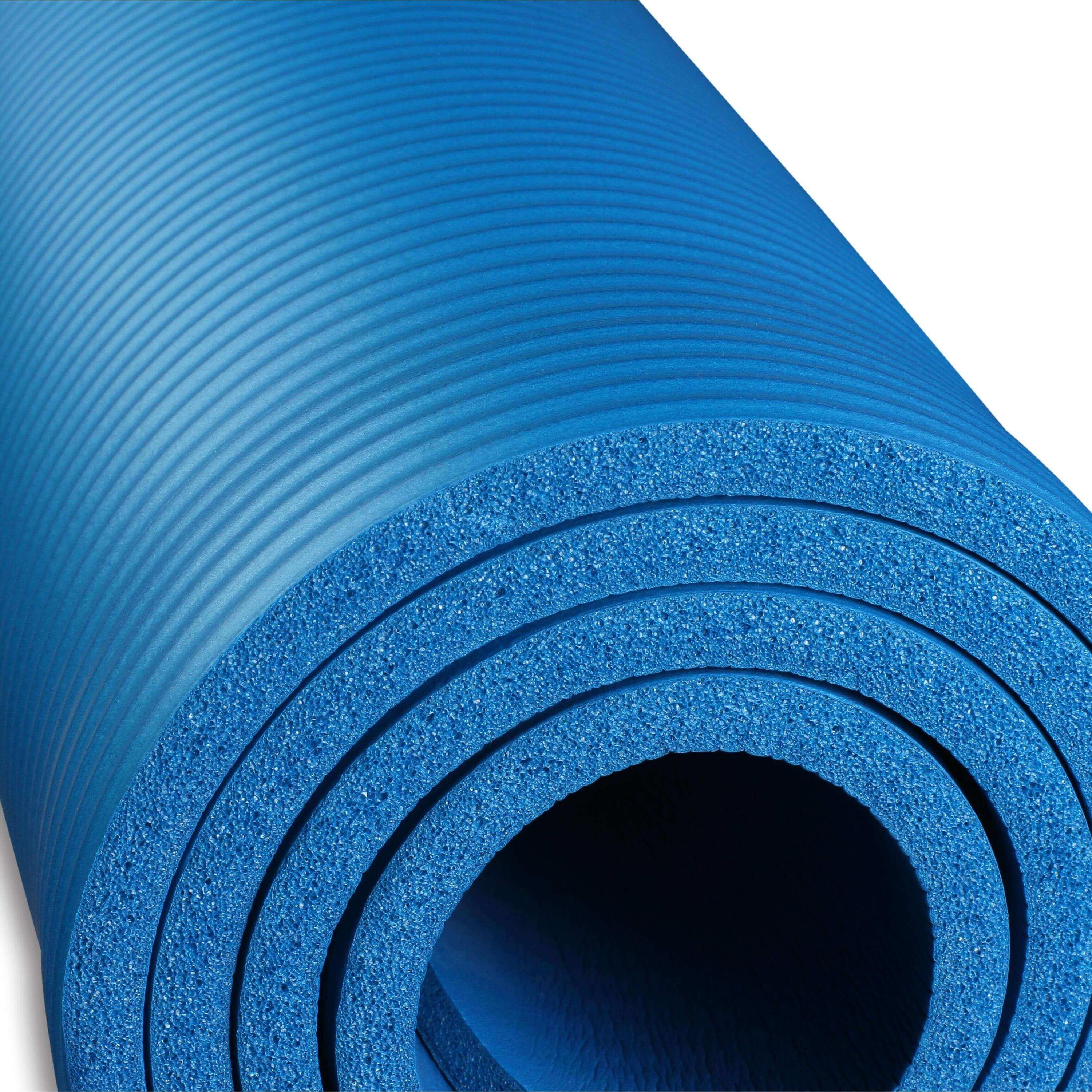 Tapete de Yoga e Fitness NBR INDIGO 183*61*1,5 cm Azul 4/5