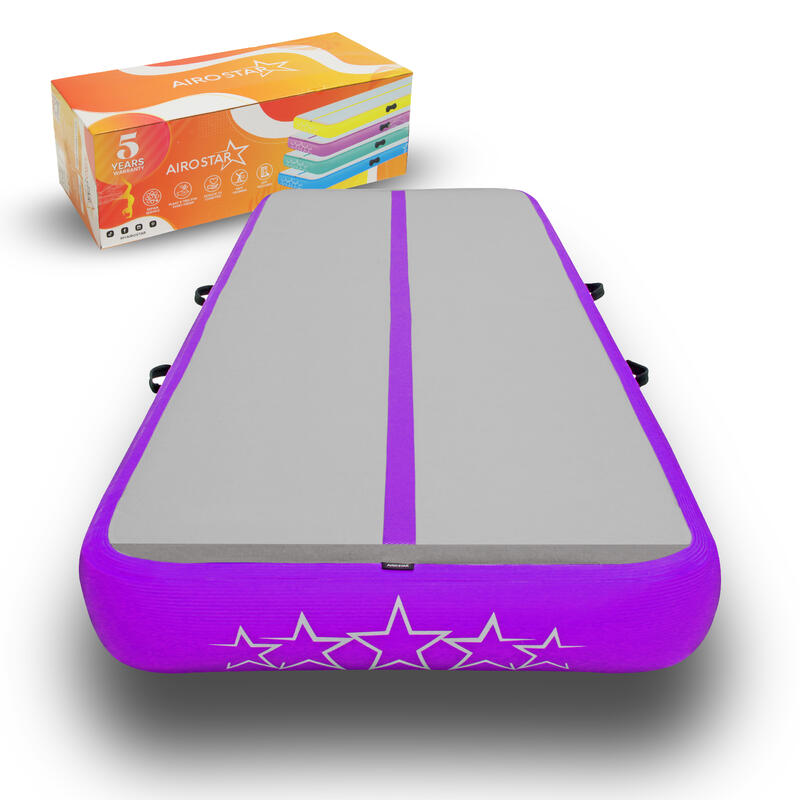 Airtrack PRO STAR VIOLET 4 MÈTRES by AirTrack Factory- Tapis de chute