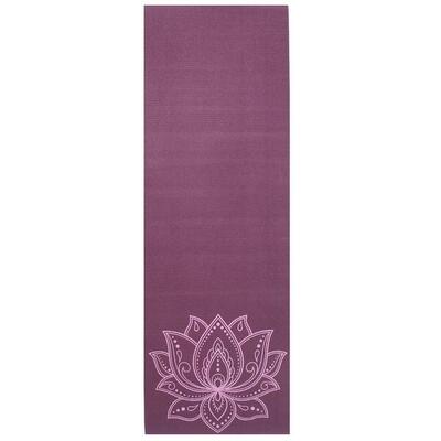 Lotus yogamat sticky extra dik lotus donkerpaars