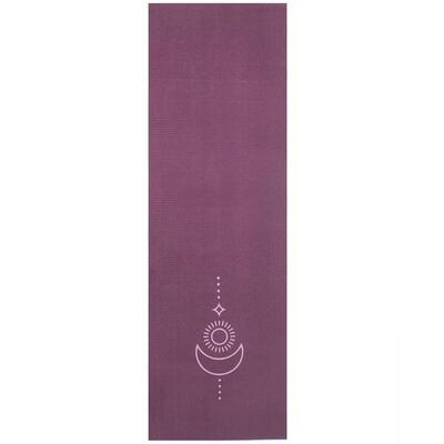 Lotus yogamat sticky extra dik balance donkerpaars