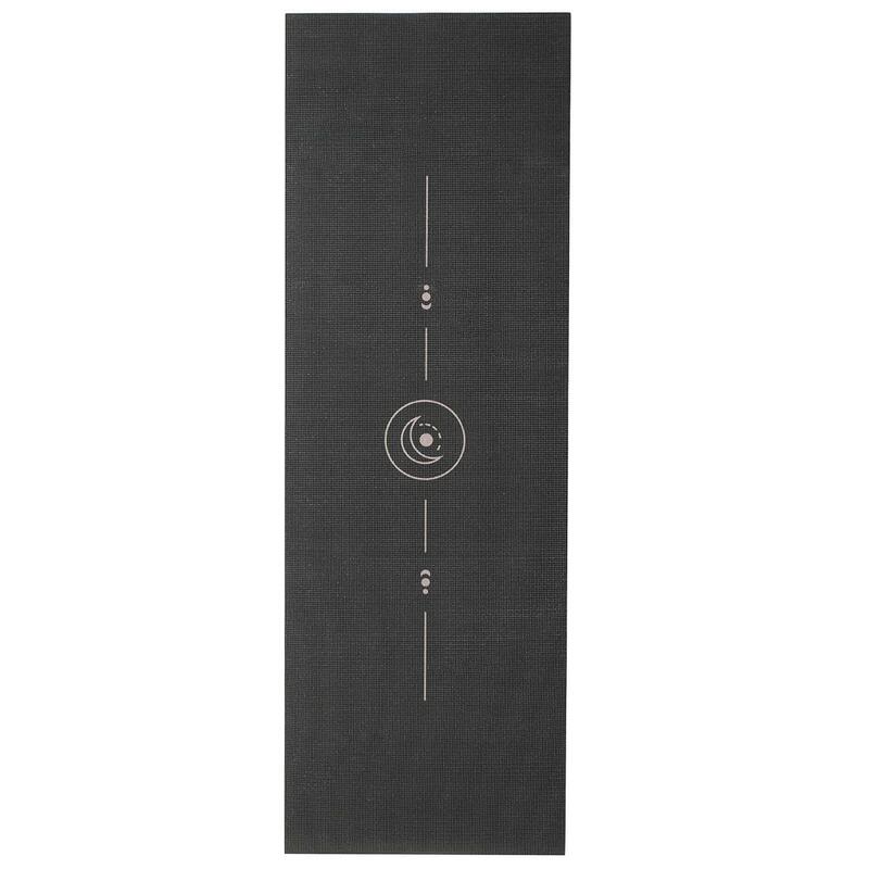 Lotus Yogamat sticky extra dik align zwart