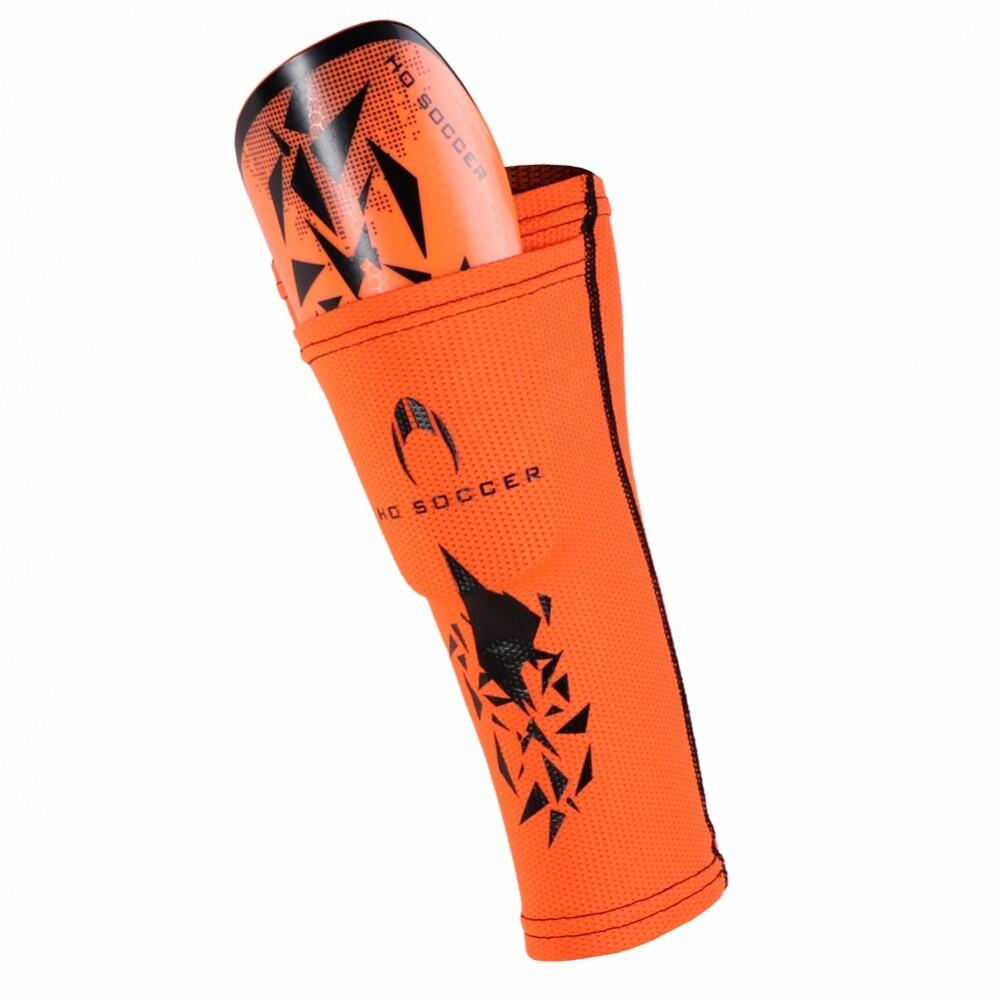 REBELDE soccer shin guards orange