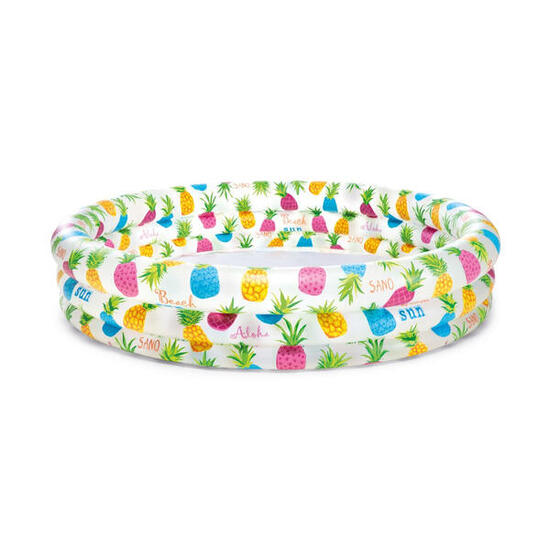 Basen dmuchany dla dzieci ogrodowy okrągły Intex Ananas 132x28 cm