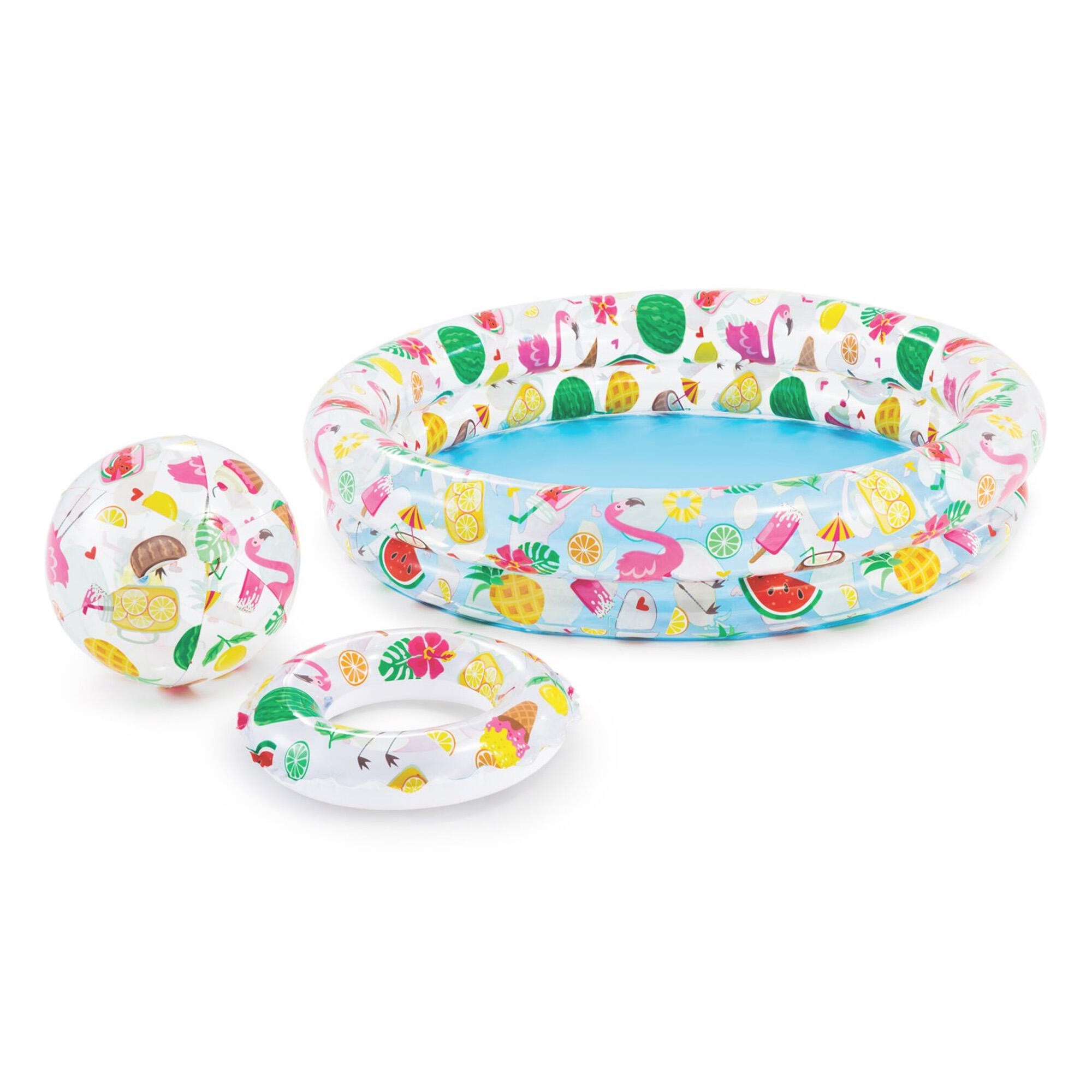 INTEX Intex Just So Fruity Zwembadset Ø 122 x 25 cm
