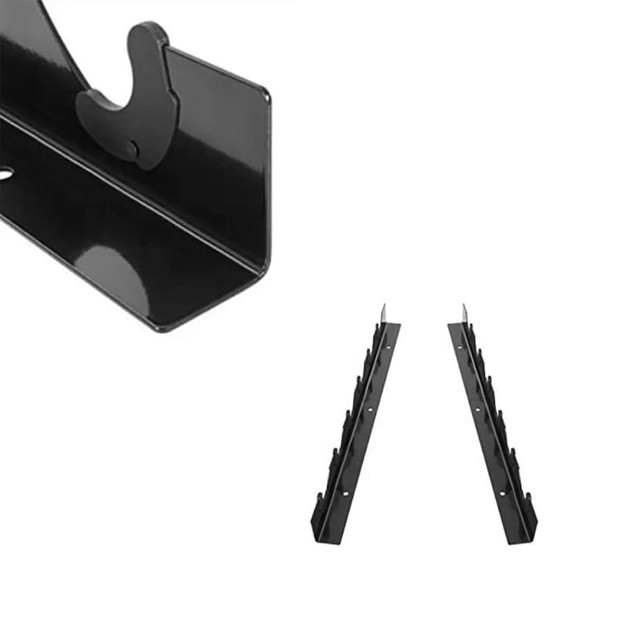 Suporte de parede para 8 barras olímpicas Viok Sport 3/3