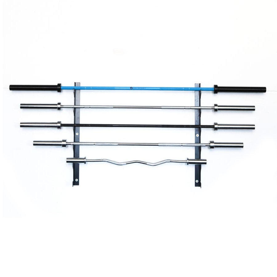 Suporte de parede para 8 barras olímpicas Viok Sport 2/3