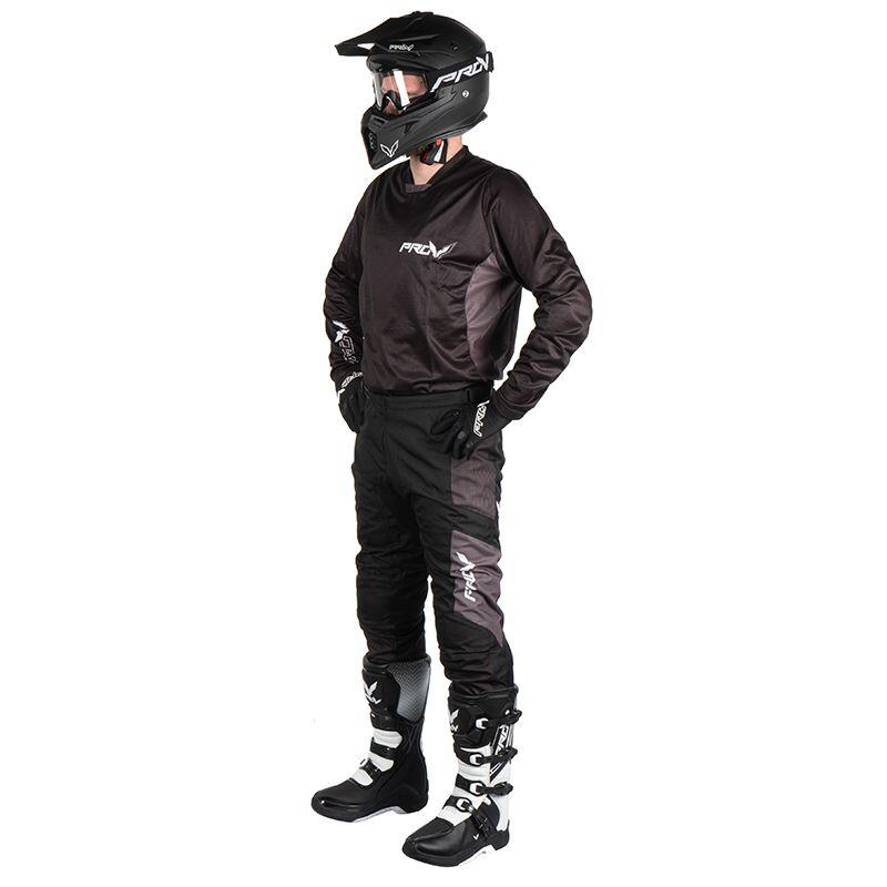 Maillot cross HOLESHOT GREY MOTOBLOUZ 5/7