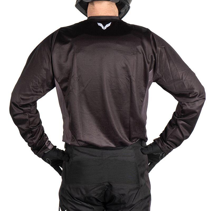 Maillot cross HOLESHOT GREY MOTOBLOUZ 3/7