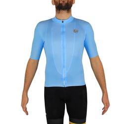 Maillot de Cyclisme Manches Courtes Bleu Belge 'Koppenberg'