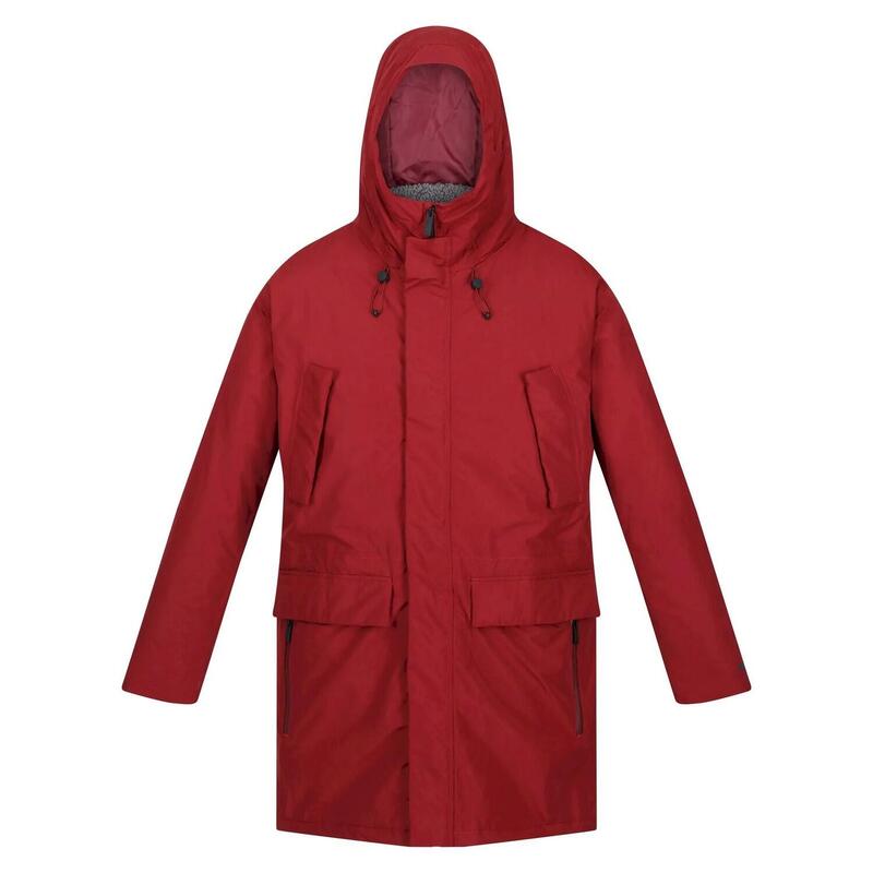 Chaqueta Impermeable Tavaris para Hombre Rojo Syrah