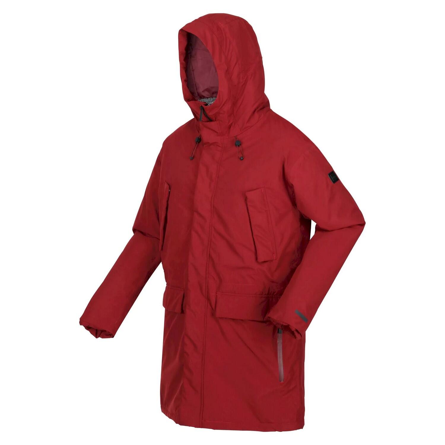 Mens Tavaris Waterproof Jacket (Syrah Red) 4/5