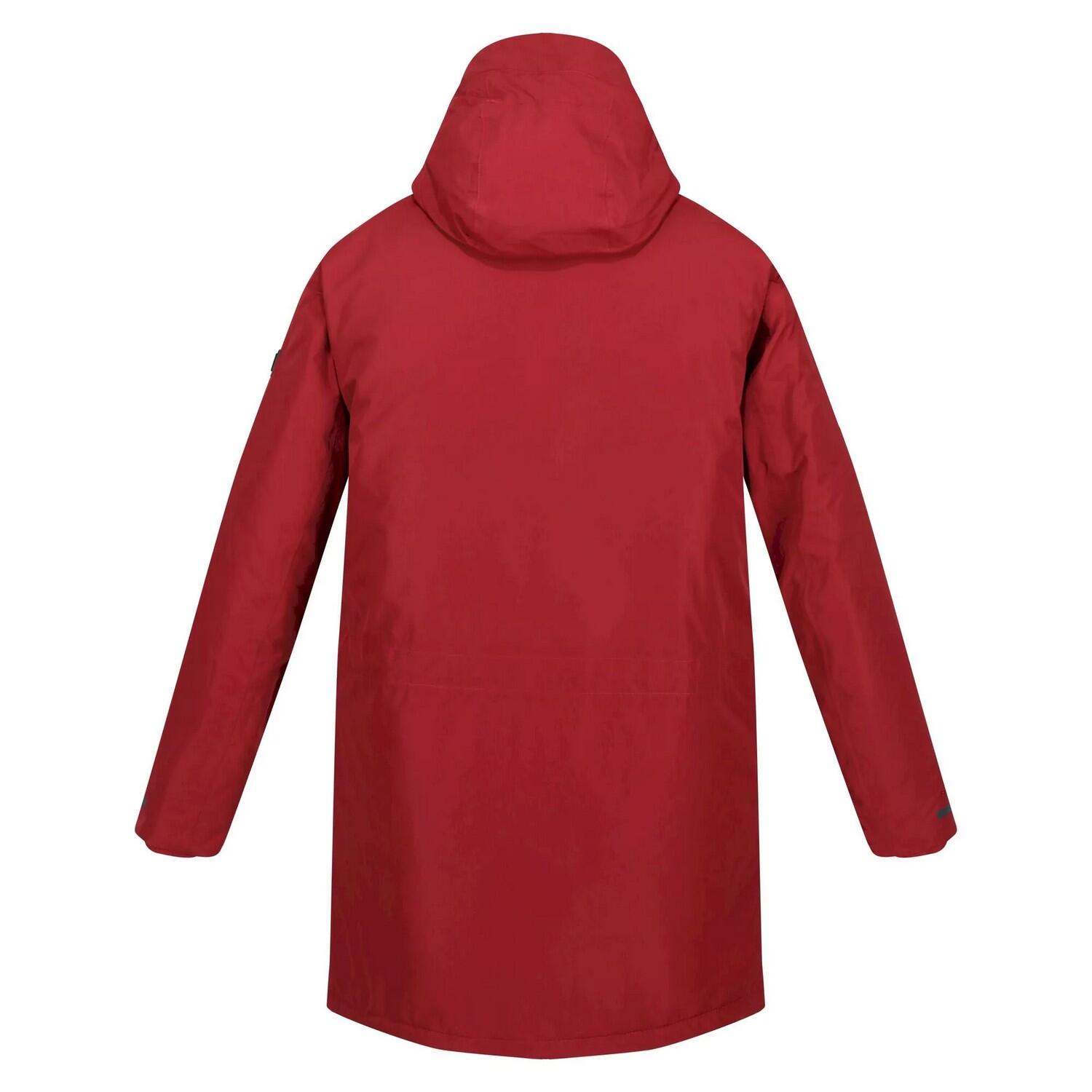 Mens Tavaris Waterproof Jacket (Syrah Red) 2/5