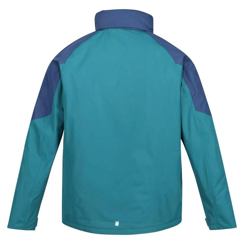 Veste imperméable CALDERDALE Homme (Sarcelle / Bleu marine clair)