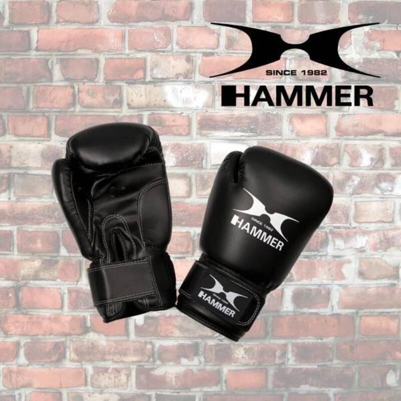 Set de boxe Cobra 100cm + gants - Noir - Durable - Tous âges - unisexe