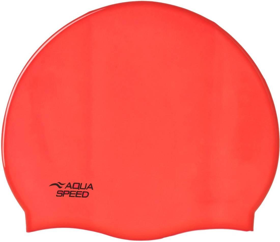 Czepek pływacki silikonowy rozciągliwy Aqua Speed Mono 2/3