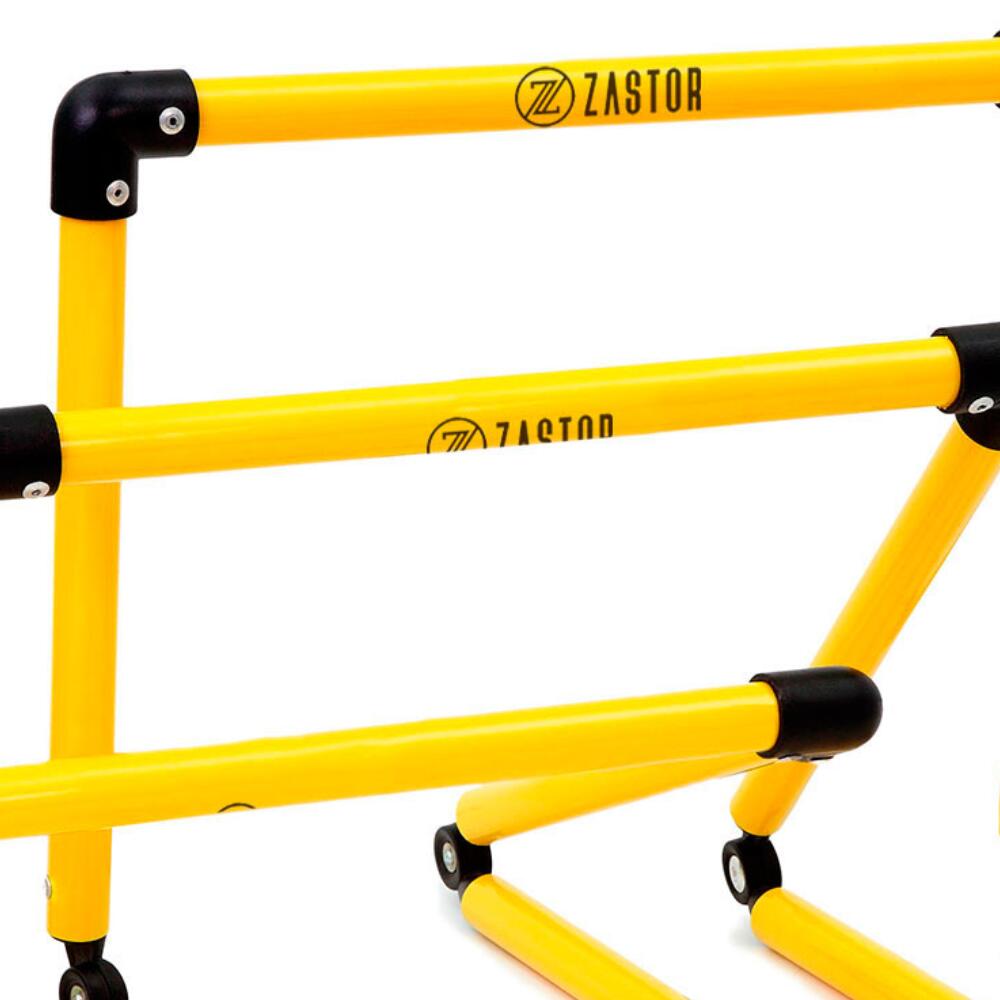 Set 4 Vallas Plegable y Altura Regulable Zastor COLL AMARILLO 3/3