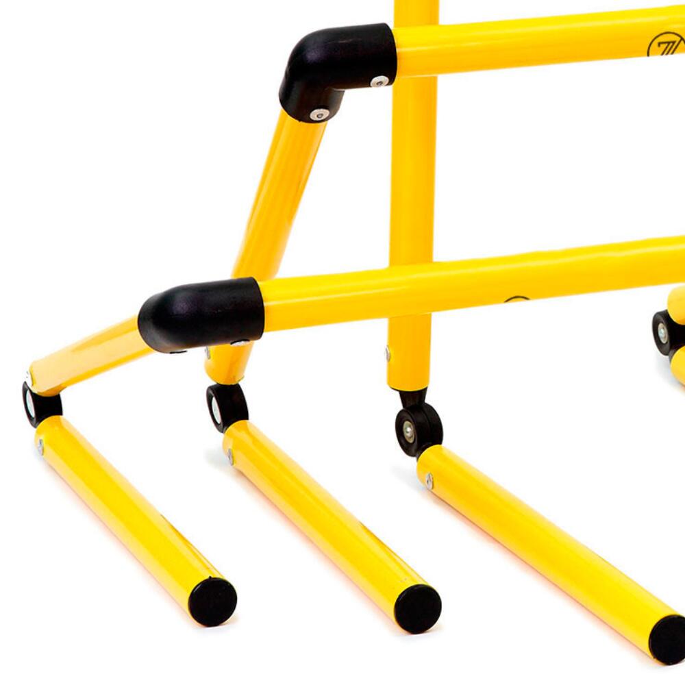 Set 4 Vallas Plegable y Altura Regulable Zastor COLL AMARILLO 2/3