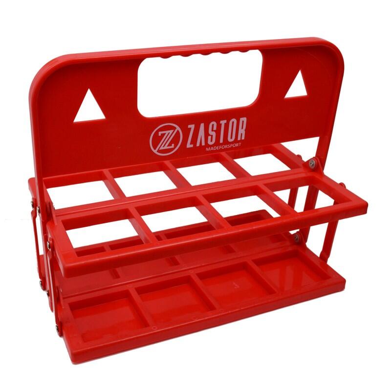 Pack 8 Botellas 750 ml Rojo con Portabotellas Plegable Zastor Rojo 2/5