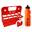 Pack 8 Botellas 750 ml Naranja con Portabotellas Plegable Zastor Rojo