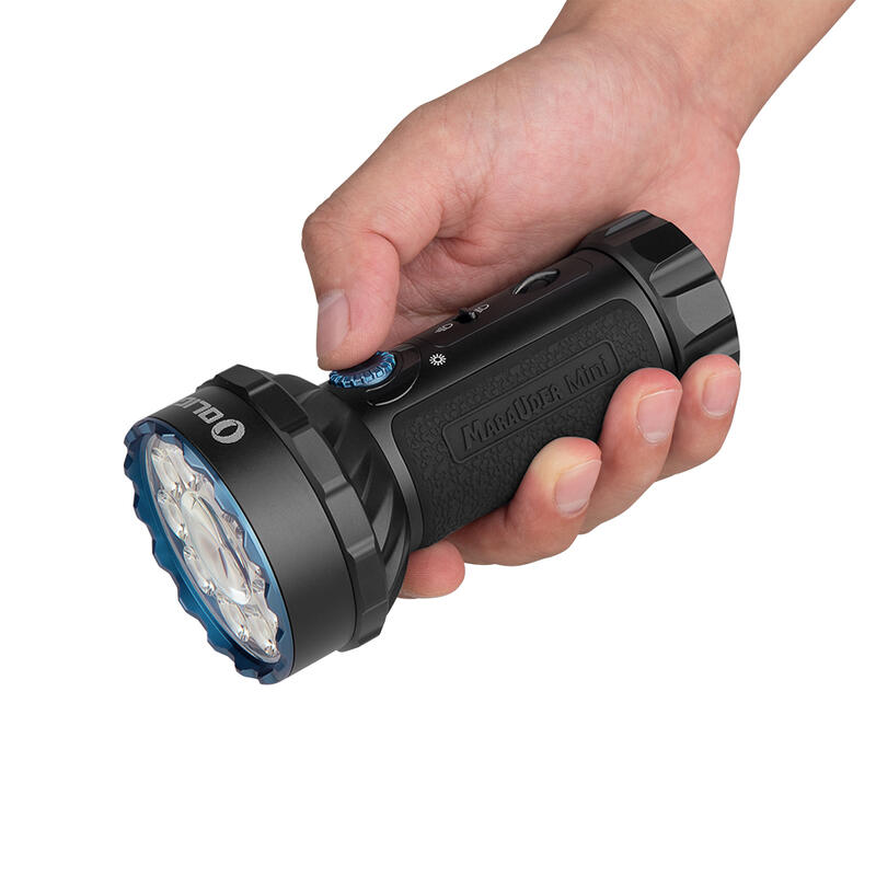 OLIGHT Marauder Mini - Linterna LED super potente, 7000 lúmenes, NEGRO