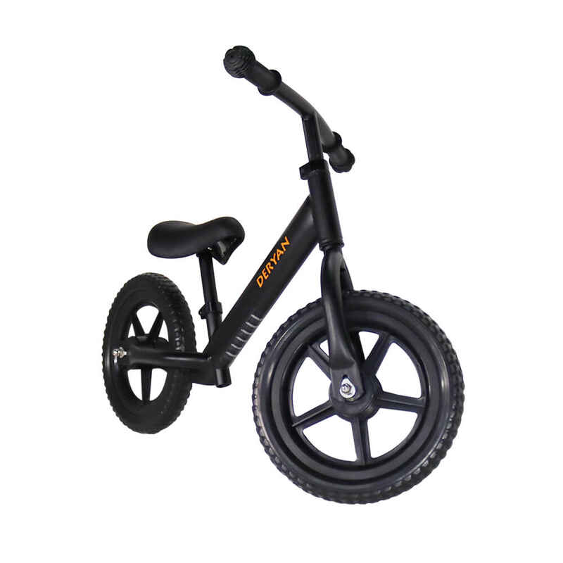 Laufrad Cruiser - 12 Zoll - Jungen & Mädchen - Schwarz