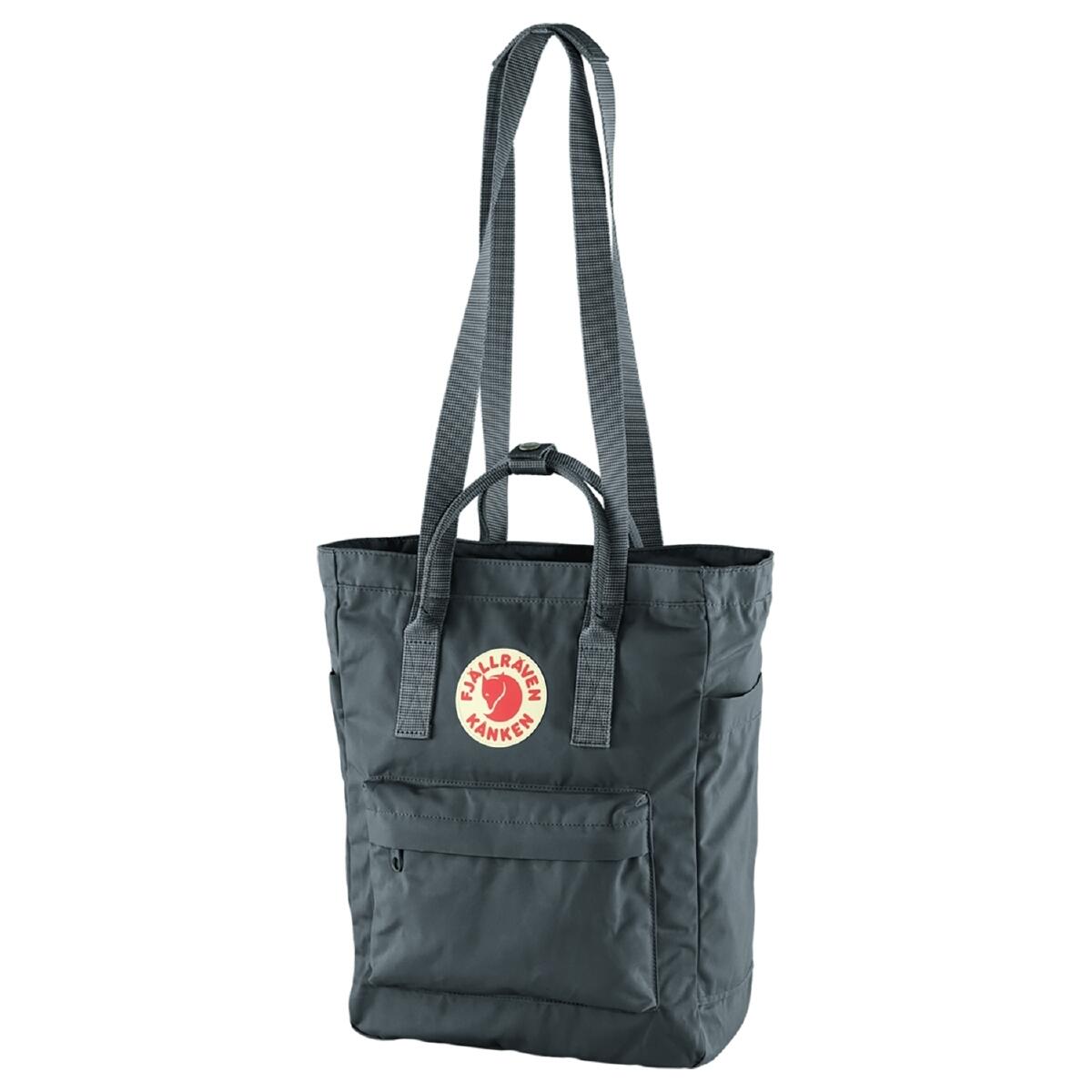 Mochila Gris Oscuro Fjallraven Kånken Totepack Graphite Ligera y Versátil 3/5