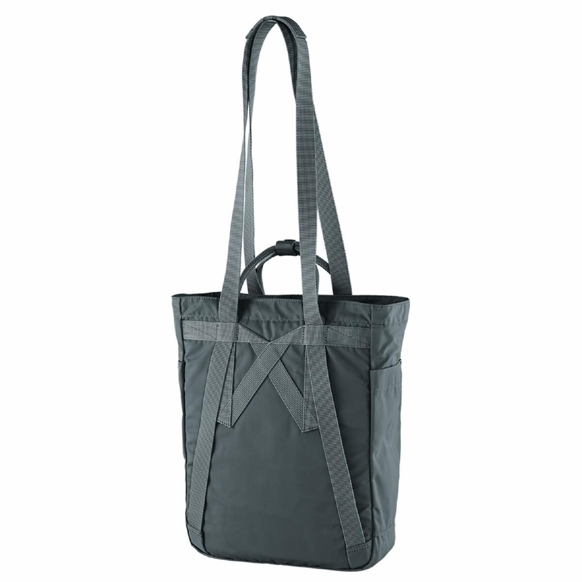 Mochila Gris Oscuro Fjallraven Kånken Totepack Graphite Ligera y Versátil 4/5