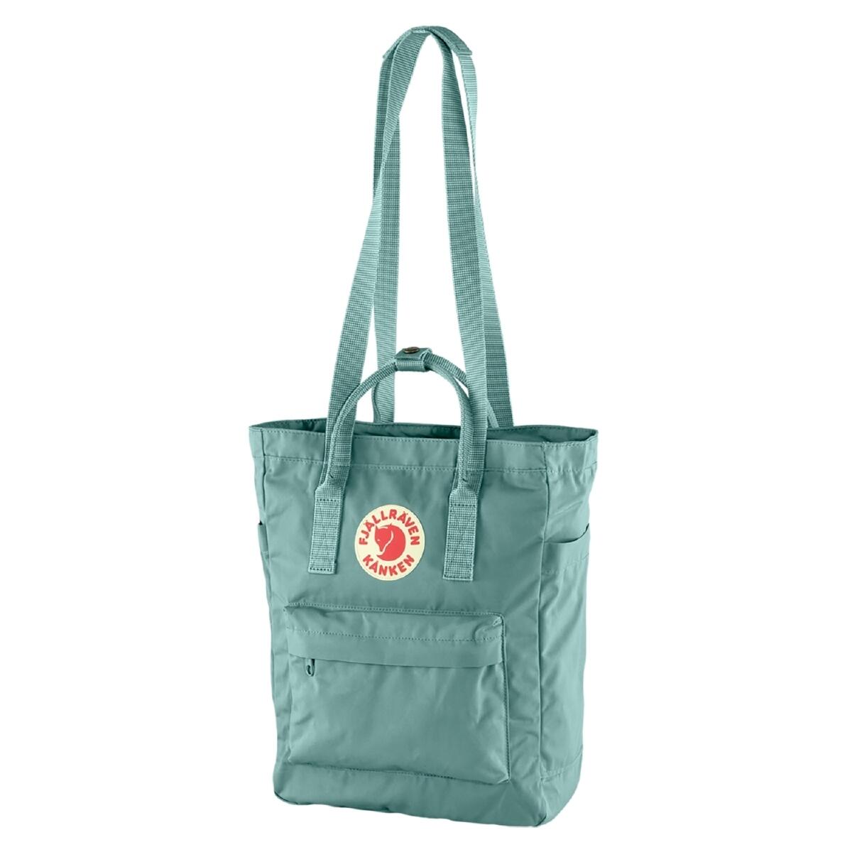 Mochila Verde Fjallraven Kånken Totepack Frost Green Ligera y Versátil 3/5