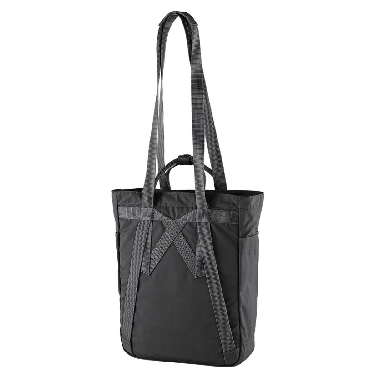 Mochila Negra Fjallraven Kånken Totepack Black Ligera y Versátil 4/5