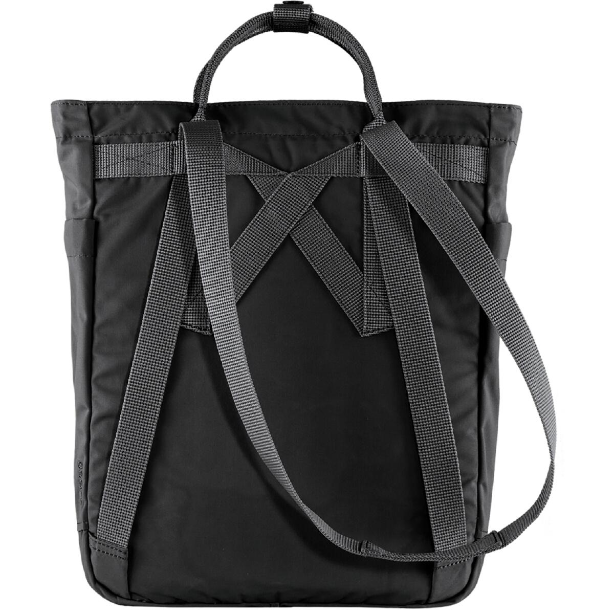 Mochila Negra Fjallraven Kånken Totepack Black Ligera y Versátil 2/5