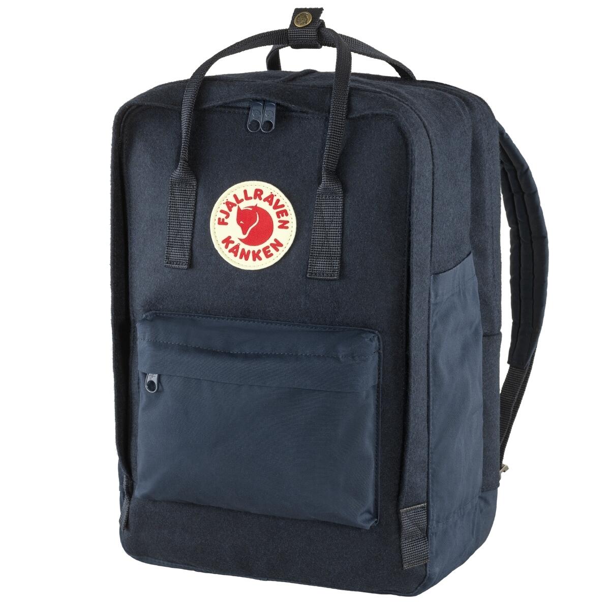 Fjällräven kanken re-wool laptop 15" mochila urbana 18 l