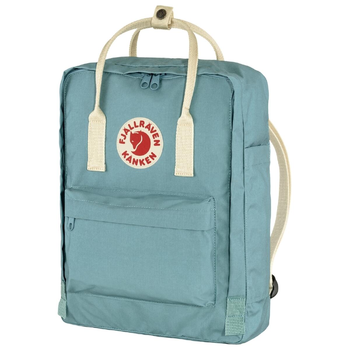 FJALLRAVEN Mochila para caminar Fjallraven Kanken Azul cielo 16 litros perlante