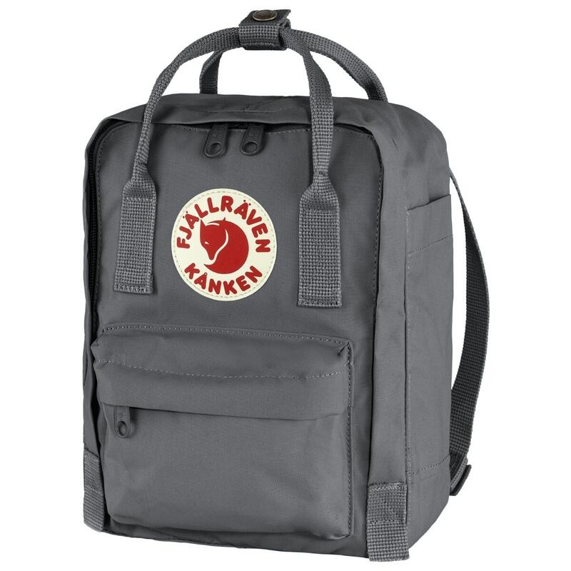 Mochila para caminar Fjallraven kanken mini Gris khaki 7 litros perlante