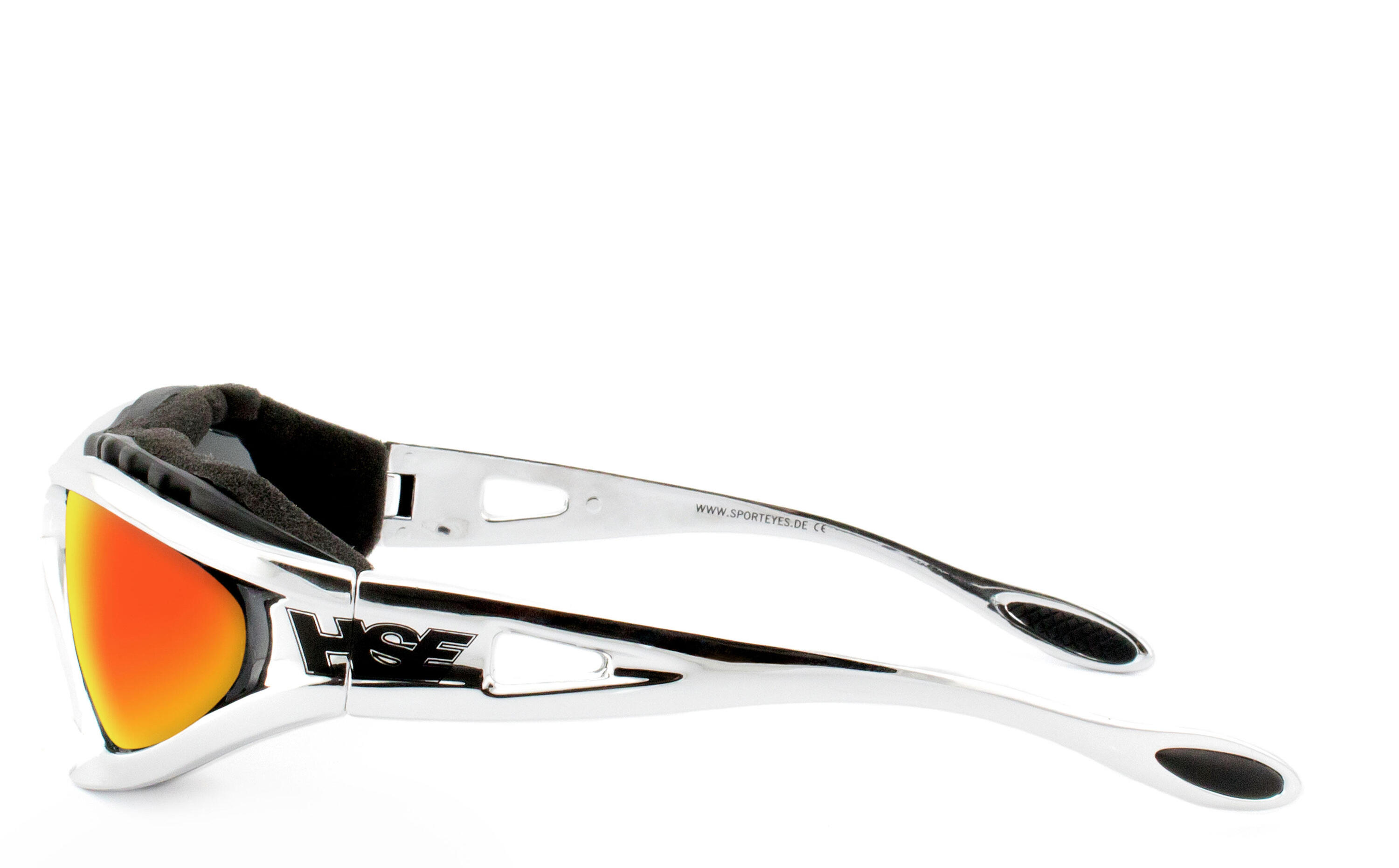 Sportbrille | FALCON-X | Laser red | Steinschlagbeständig | beschlagfrei 3/7