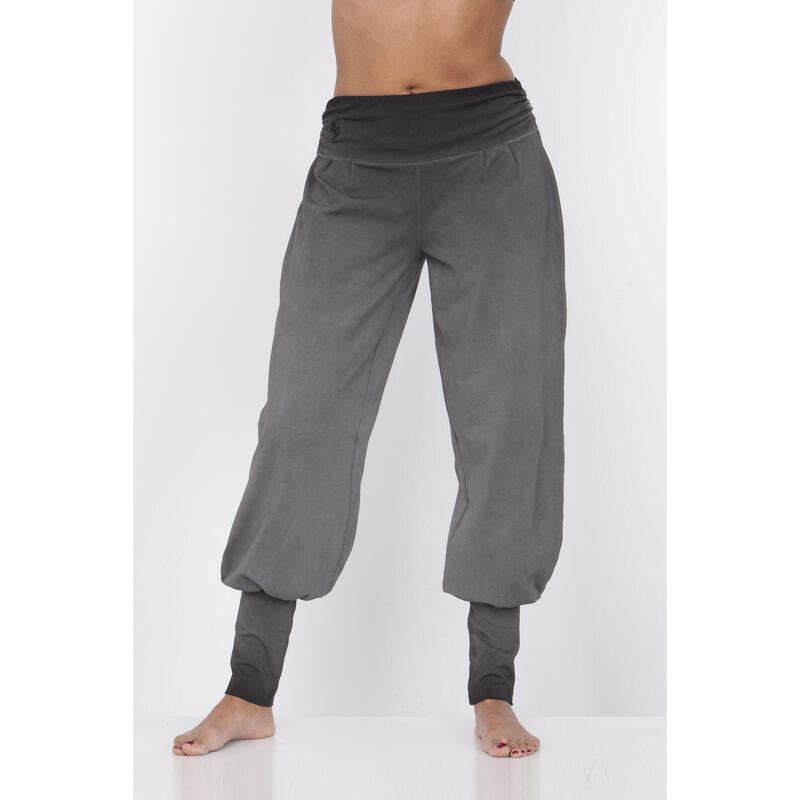 Dakini - Pantalon Aladdin ample confortable  - Off Black - gris