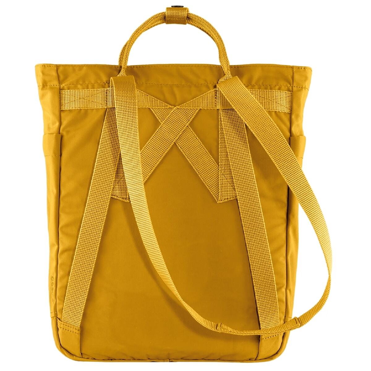 Mochila Amarilla Fjallraven Kånken Totepack Ochre 14L Ligera y Versátil 2/7
