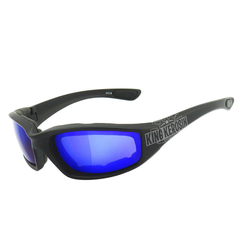 Sportbrille | KK140 gepolstert | Laser blue | Steinschlagbeständig