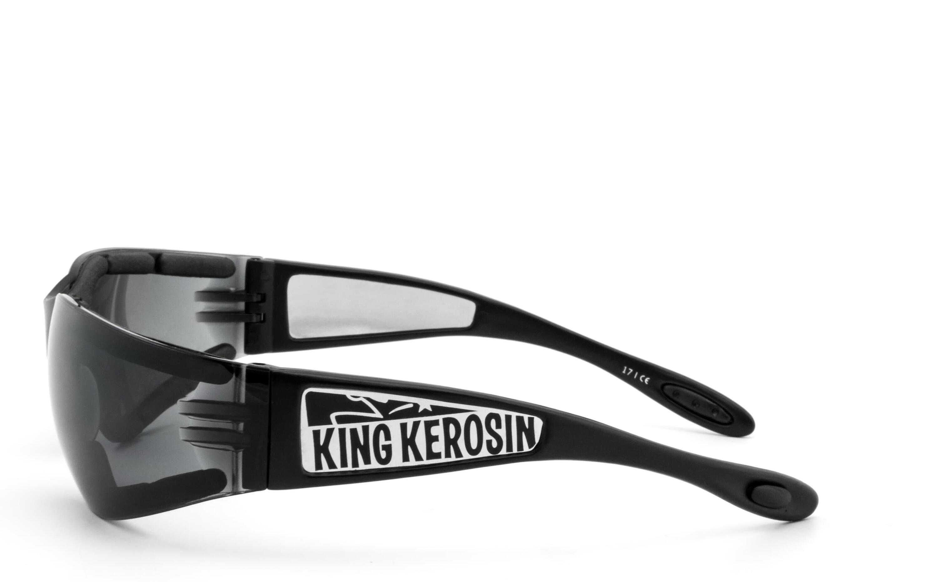 Sportbrille | KK205 gepolstert | smoke | Steinschlagbeständig 2/7