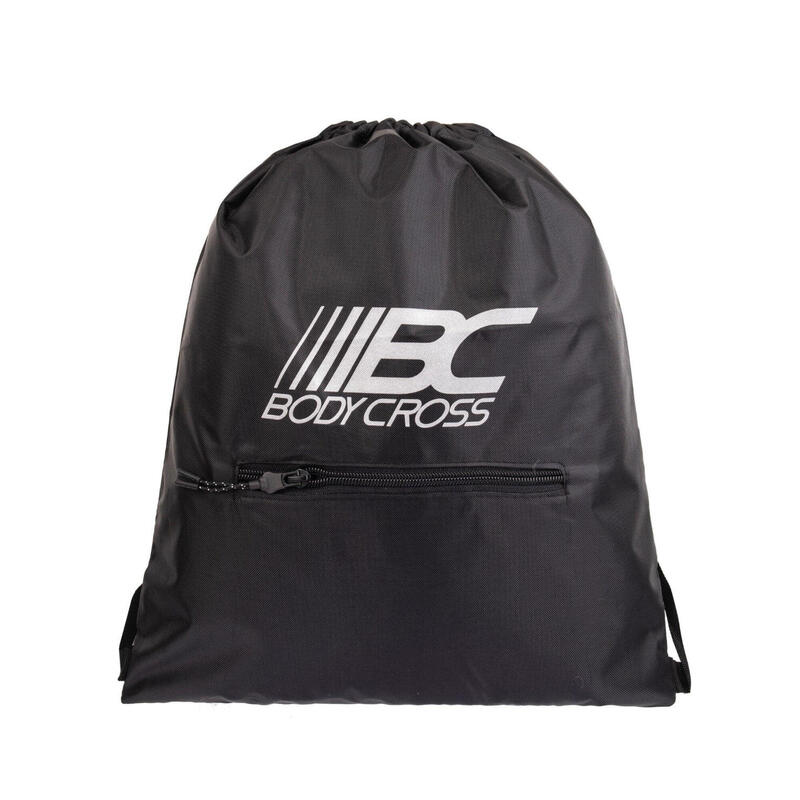 Bodycross Kajan Ultra Black – Lichtgewicht en comfortabele gemengde sporttas.