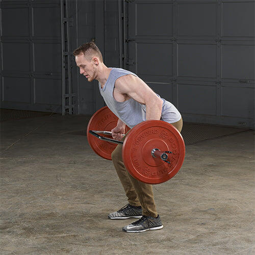 Barre d’ epaules olympique OTB50 pour fitness et musculation 2/5