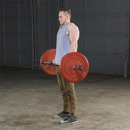 Barre d’ epaules olympique OTB50 pour fitness et musculation 3/5