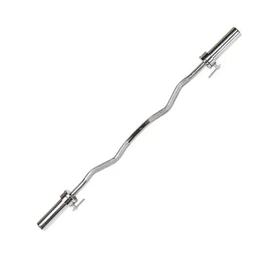 Oly. curl bar 120 cm OLEZCB120C for fitness and strength training