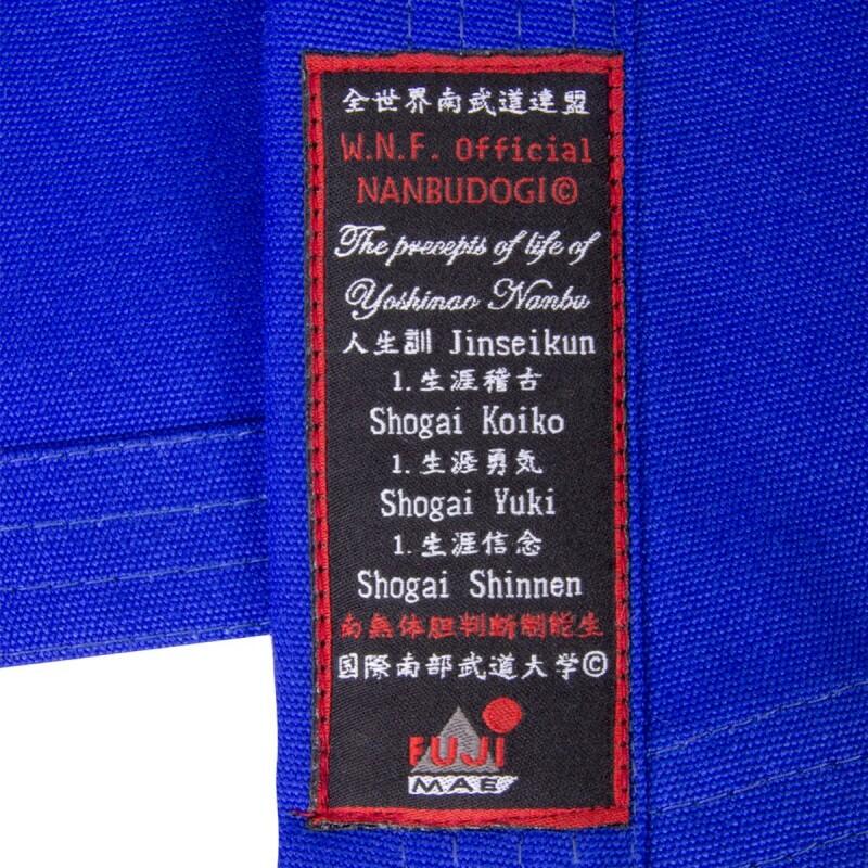 Kimono veste bleue pantalon blanc de Nanbudo