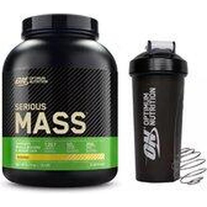 Serious Mass Paquet - Banane Mass Gainer + Shaker - 2727 gr