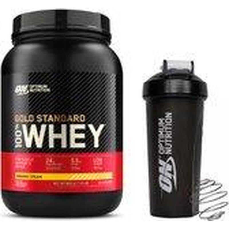 Gold Standard Whey Protein Paquet - Banane Shake Protéiné + Shaker