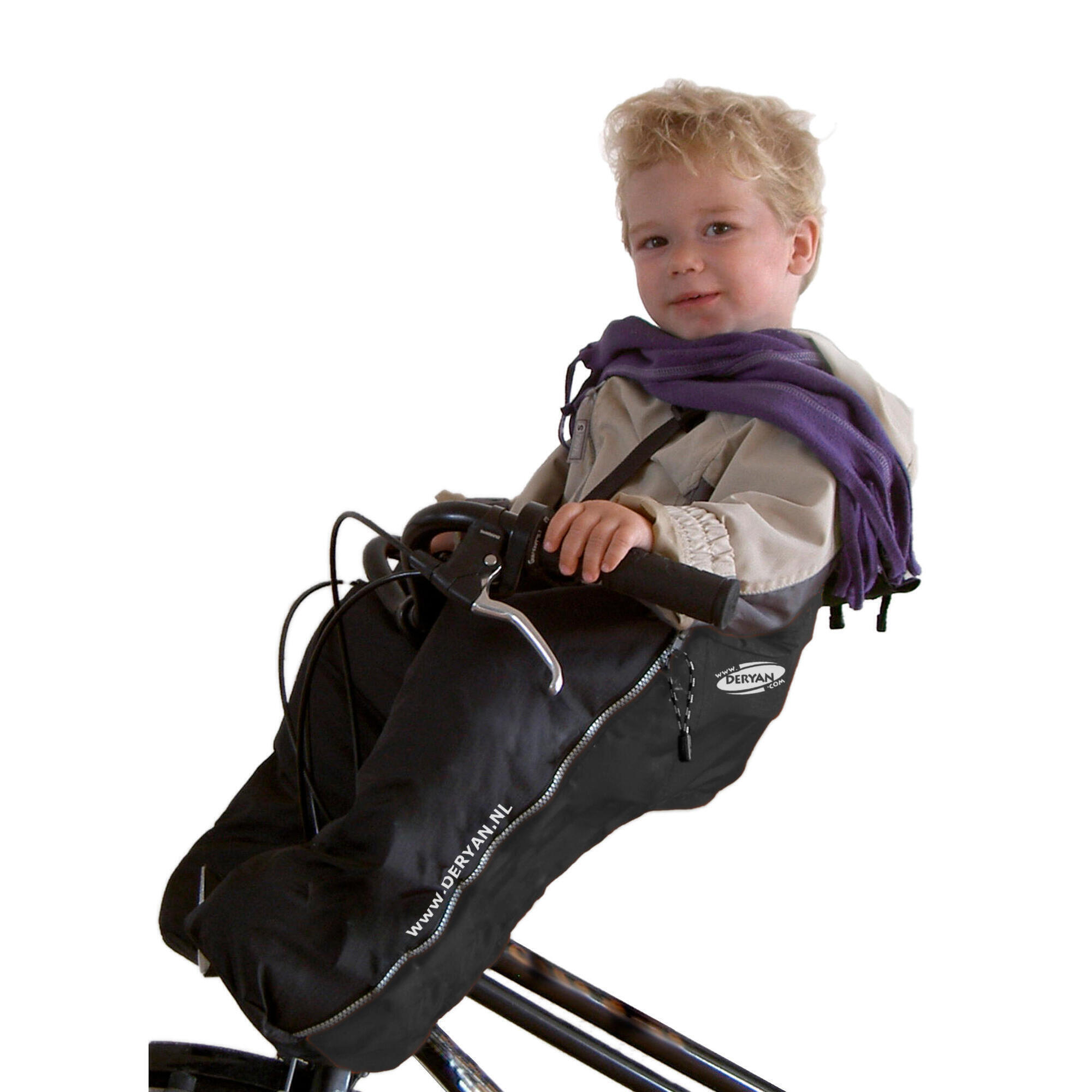 Bike-a-way Siège de vélo - Poncho de pluie chaud et coupe-vent - Bobike & Yepp 1/5
