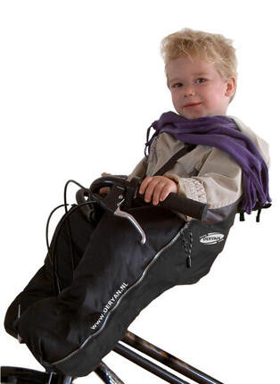 Bike-a-way Siège de vélo - Poncho de pluie chaud et coupe-vent - Bobike & Yepp